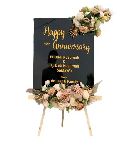 Papan Bunga Akrilik Wirogaten