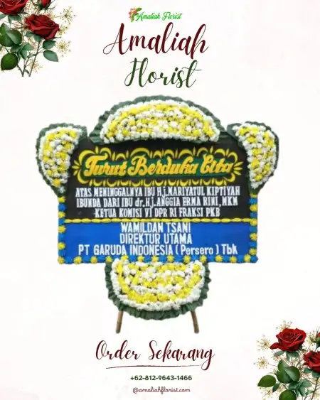 Papan Bunga Duka Wirogaten